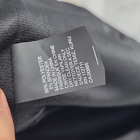 Jaygodfrey Kit Deep V-neckline Racer Back Black Midi Dress Size 0 - Picture 8 of 8